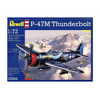 P-47 Thunderbolt vadászrepülőgép műanyag modell (1:72) (03984)