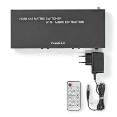 Nedis VMAT3482AT HDMI Mátrix Kapcsoló (VMAT3482AT)