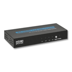 Qoltec HDMI v.1.4 Splitter - 4 port (50439)