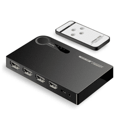 Ugreen 40234 video átalakító kábel HDMI A-típus (Standard) 3 x HDMI Fekete, Fehér (40234)