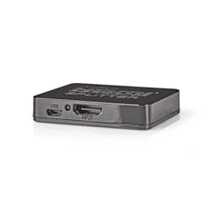 Nedis 2 Portos HDMI Elosztó Fekete (1 PC - 2 Kijelző) (VSPL34002BK)