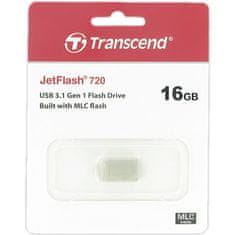 Transcend JetFlash 720 16GB USB 3.1 Gen 1 Ezüst Pendrive TS16GJF720S