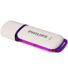 PHILIPS Snow Edition 64GB USB 2.0 Fehér-lila Pendrive PH668015