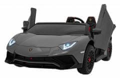 RAMIZ Lamborghini Aventador SV autó - 2 személyes- fekete színben