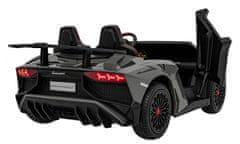 RAMIZ Lamborghini Aventador SV autó - 2 személyes- fekete színben