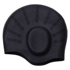 Fülvédő sapka úszósapka Fekete Csomag 1 db