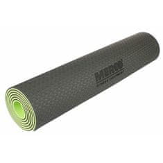 Merco Yoga TPE 6 Double Mat edzőszőnyeg fekete-zöld változat 40619