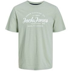 Jack&Jones Férfi póló JJFOREST Standard Fit 12247972 Desert Sage (Méret XXL)