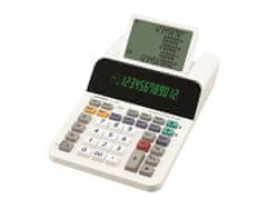 Sharp EL-1501 nagyméretű irodai számológép - 12 nagy számjegy, segéd kijelző, elemes, Cost/Sell/Margin - gombok, ÁFA számítás, "00" gomb, Százalékszámítás, Előjelváltás, GT funkció, 300 sor memória, fehér
