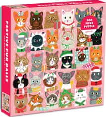 Galison Puzzle Ünnepi macskák 500 darab