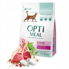 OptiMeal Sensitive száraz macskaeledel bárányhússal 3x200 g