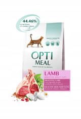 OptiMeal Sensitive száraz macskaeledel bárányhússal 4 kg