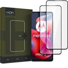 Hofi Glass Pro Full Screen 2x üvegfólia Motorola Moto G24 / G24 Power / G04, fekete