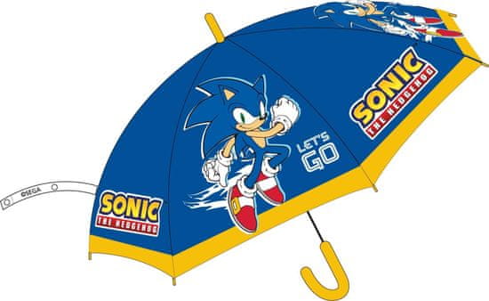 Sonic a sündisznó gyerek félautomata esernyő 74 cm