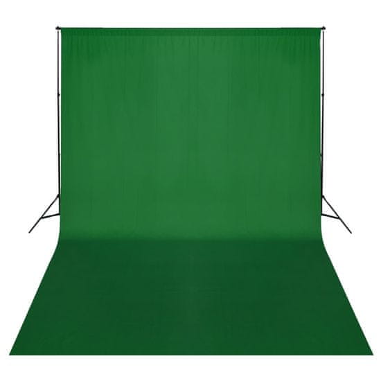 Vidaxl zöld háttértartó állványrendszer 500 x 300 cm 160069