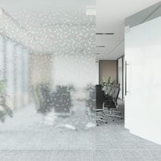 Greatstore 3 db 3D matt szivárványmintás PVC ablakfólia