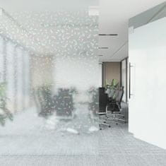 Greatstore 5 db 3D matt szivárványmintás PVC ablakfólia