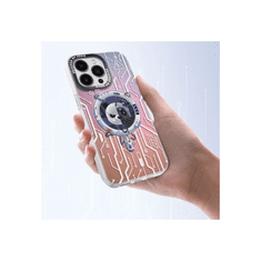 Devia Mecha Series Bear Pink MagSafe védőtok tok Apple iPhone 14 Pro készülékhez (130059)