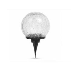 GARDEN OF EDEN 11760C Leszúrható kerti szolár üveggömb 15cm - Meleg fehér (11760C)