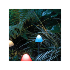 GARDEN OF EDEN 11243B Leszúrható kerti szolár lámpa gomba - Színes (11243B)