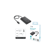 I-TEC C31DUAL4K60HDMI video digitalizáló adapter 7680 x 4320 pixelek Fekete (C31DUAL4K60HDMI)