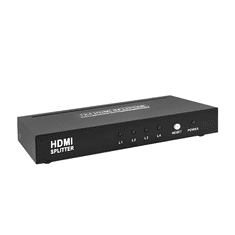 Qoltec Active splitter HDMI - 4 port (50537)