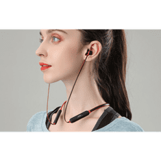 REMAX Bluetooth fülhallgató fekete-piros (RX-S100) (RX-S100)