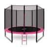 Aga Sport Pro trambulin 305 cm Rózsaszín + védőháló