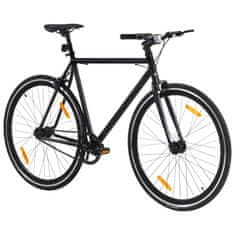 Greatstore fekete örökhajtós kerékpár 700c 55 cm