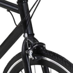 Greatstore fekete örökhajtós kerékpár 700c 55 cm