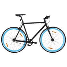 Greatstore fekete és kék örökhajtós kerékpár 700c 51 cm