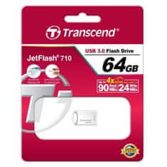 Transcend JetFlash 710 64GB USB 3.0 Ezüst Pendrive TS64GJF710S