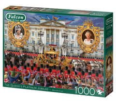 Falcon Puzzle Queen's Platinum Anniversary 1000 db