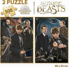 EDUCA Puzzle Fantasztikus állatok 2x500 darab