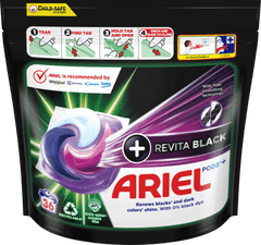 100% Ariel REVITA BLACK mosókapszula 36 db.