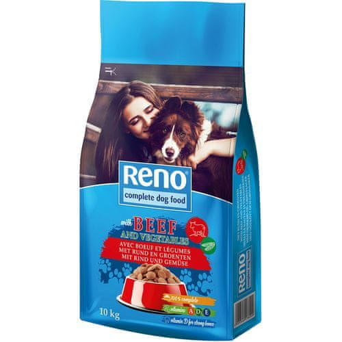 Reno marhahúsos száraz granulált kutyatáp 10kg