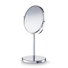 Zeller Kozmetikai asztali tükör ezüst átmérője 17cm, magassága 35cm