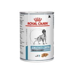 Royal Canin VHN SENSIVITY CHICKEN konzerv 410g nedves táp ételallergiás kutyáknak csirkével és rizzsel