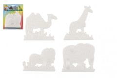 Hama Vasalható gyöngyszőnyeg MIDI elefánt,zsiráf,oroszlán,teve műanyag 19x24cm