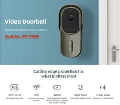 BOT Intelligens ajtócsengő kamerával DB2 Tuya