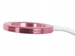 Verk 15754 USB kliplámpa 24 LED fehér rózsaszín