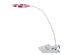 Verk 15754 USB kliplámpa 24 LED fehér rózsaszín