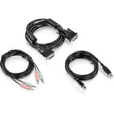 TRENDNET Kabelset DVI-I, USB und Audio KVM TK-232DV 3m (TK-CD10)
