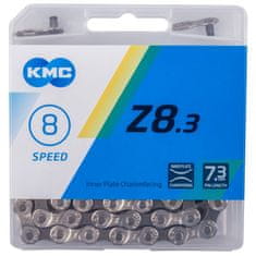 KMC Z8 ezüst-szürke 114 láncszemes lánc BOX