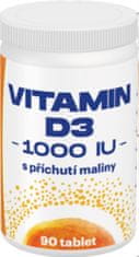 D3-vitamin forte - málna, 90 tabletta