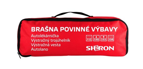 Sheron Kötelező felszerelés táska piros /CZ