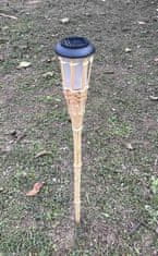 Napelemes lámpa 60cm bambusz/PH, natúr/fekete
