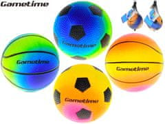 Gametime szivárványos labda 10 cm - különböző változatok vagy színek keveréke (kék-zöld, kék-narancs, narancs-rózsaszín)