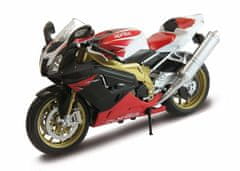 Welly motorkerékpár Aprilia RSV 1000R Factors1:10 piros