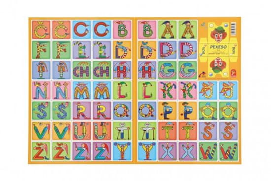 Akim Pexeso Alphabet papír társasjáték 32 képpár 21,5x31,5cm